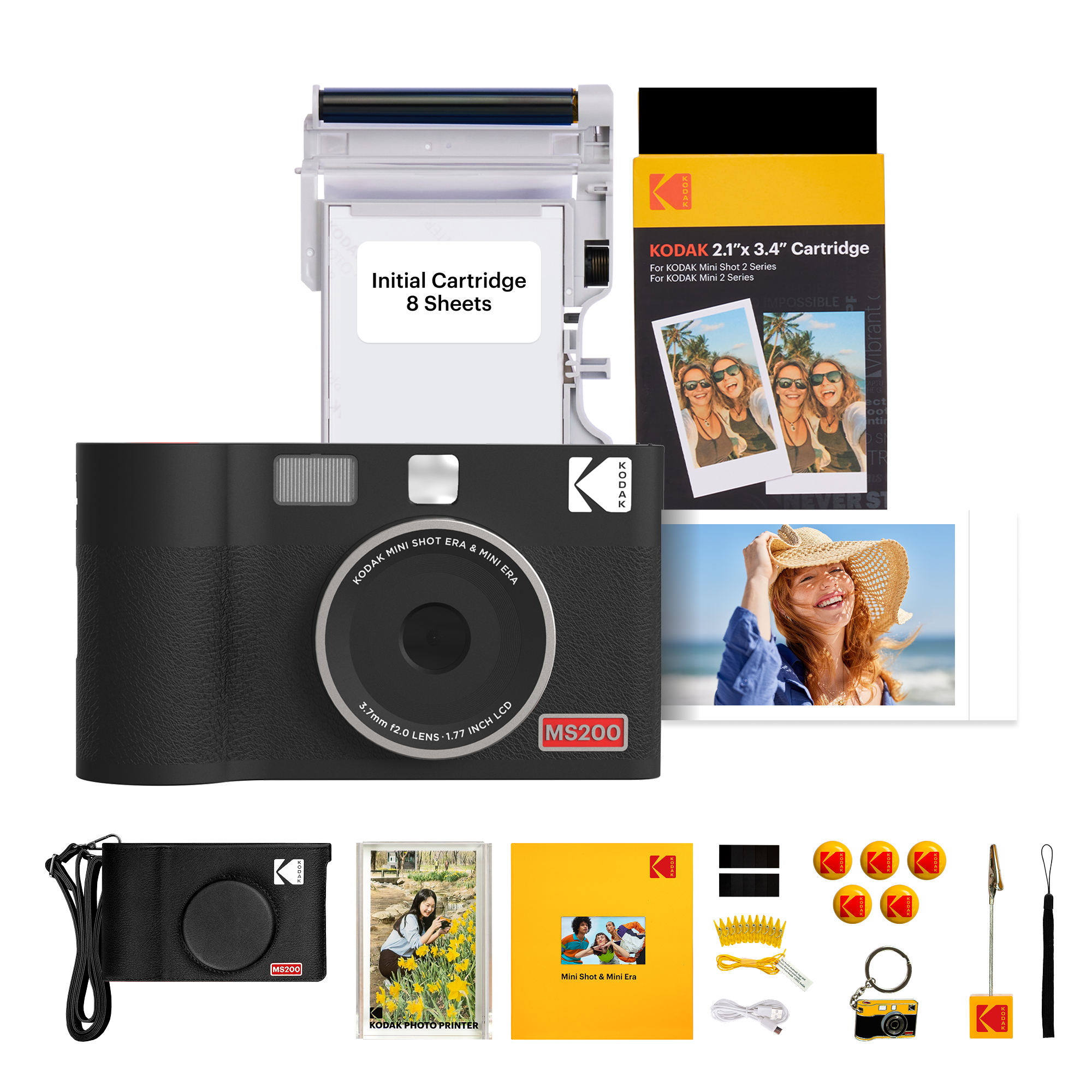 KODAK Mini Shot 2 Era MS200 Gift Bundle