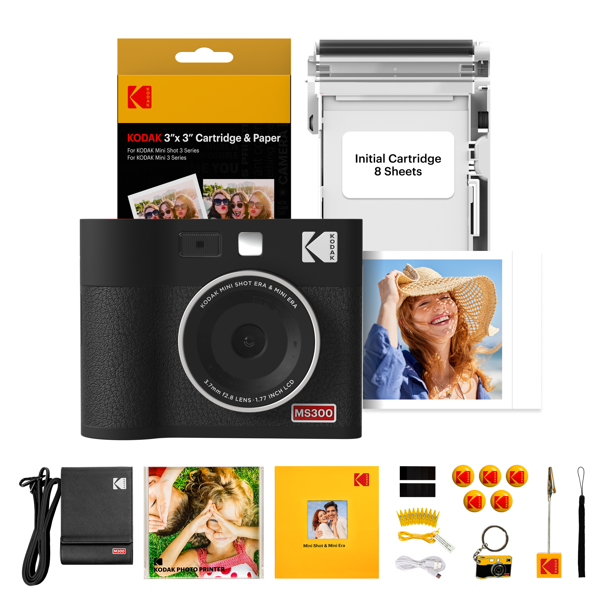 KODAK Mini Shot 3 Era MS300 Gift Bundle