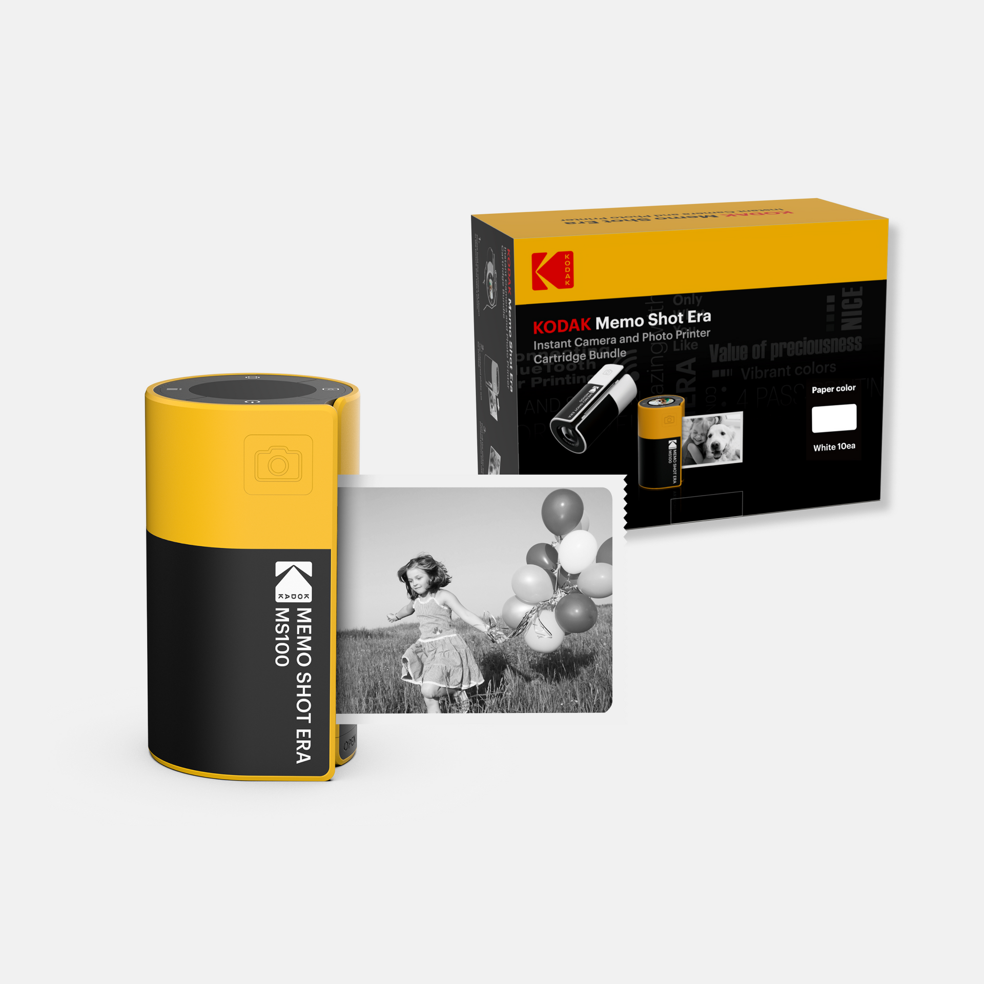 KODAK Memo Shot Era イエロー　9ロール付き Amazon.com: KODAK Memo Shot ERA Kids Instant Digital Camera