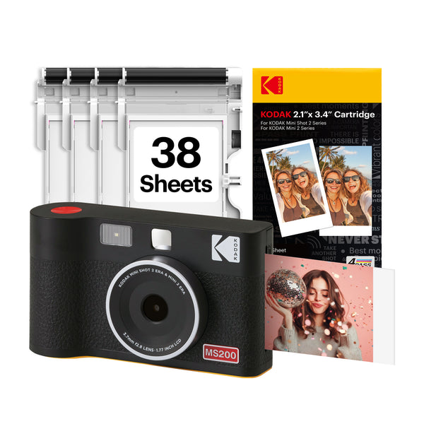 KODAK Mini Shot 2 Era 2.1x3.4 Inch MS200 38 Sheet Bundle