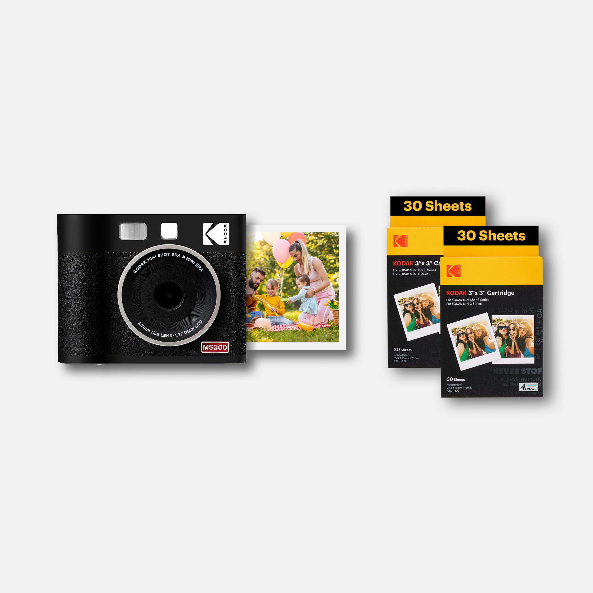コダック KODAK Mini Shot 3 Amazon.com : KODAK Mini Shot 3 ERA 4PASS 2-in-1 Instant
