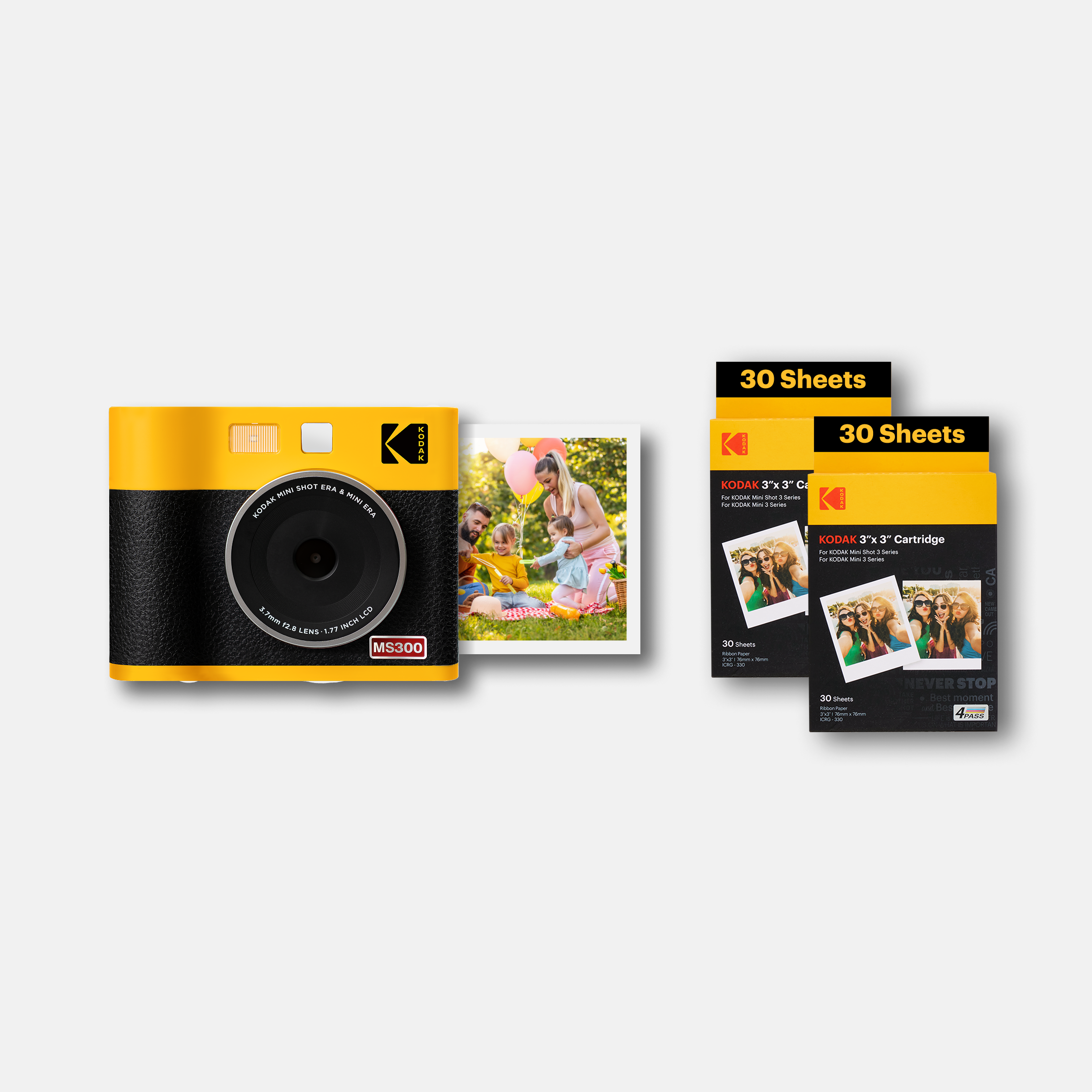 KODAK Mini Shot 3 Era MS300 Bundle
