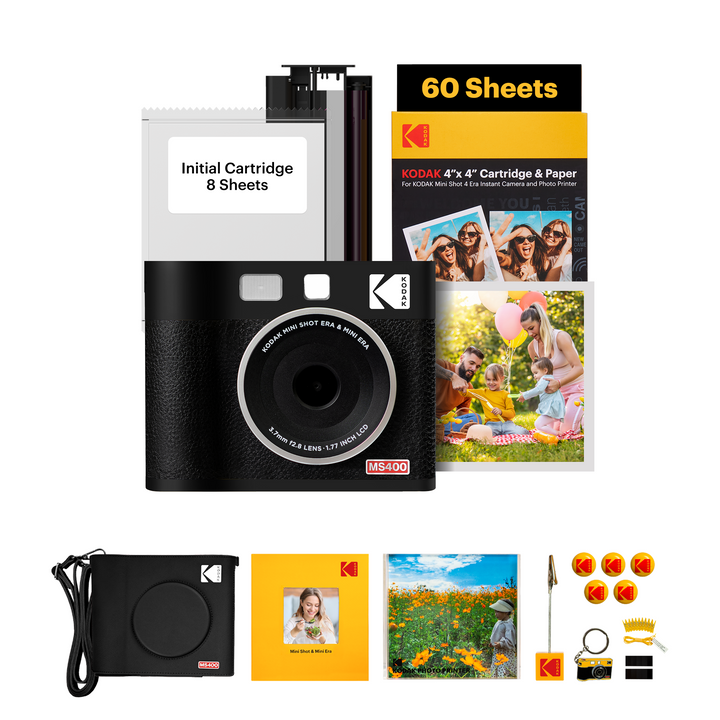 KODAK MiniShot4 Era 2-in-1 Instant Camera Accessory Bundle