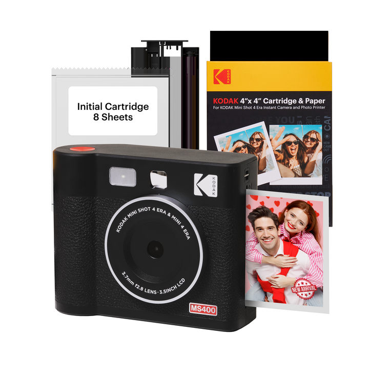 KODAK Mini Shot 4 ERA 2-in-1 Instant Camera and Photo Printer (4x4) (Camera + 68 Sheets)