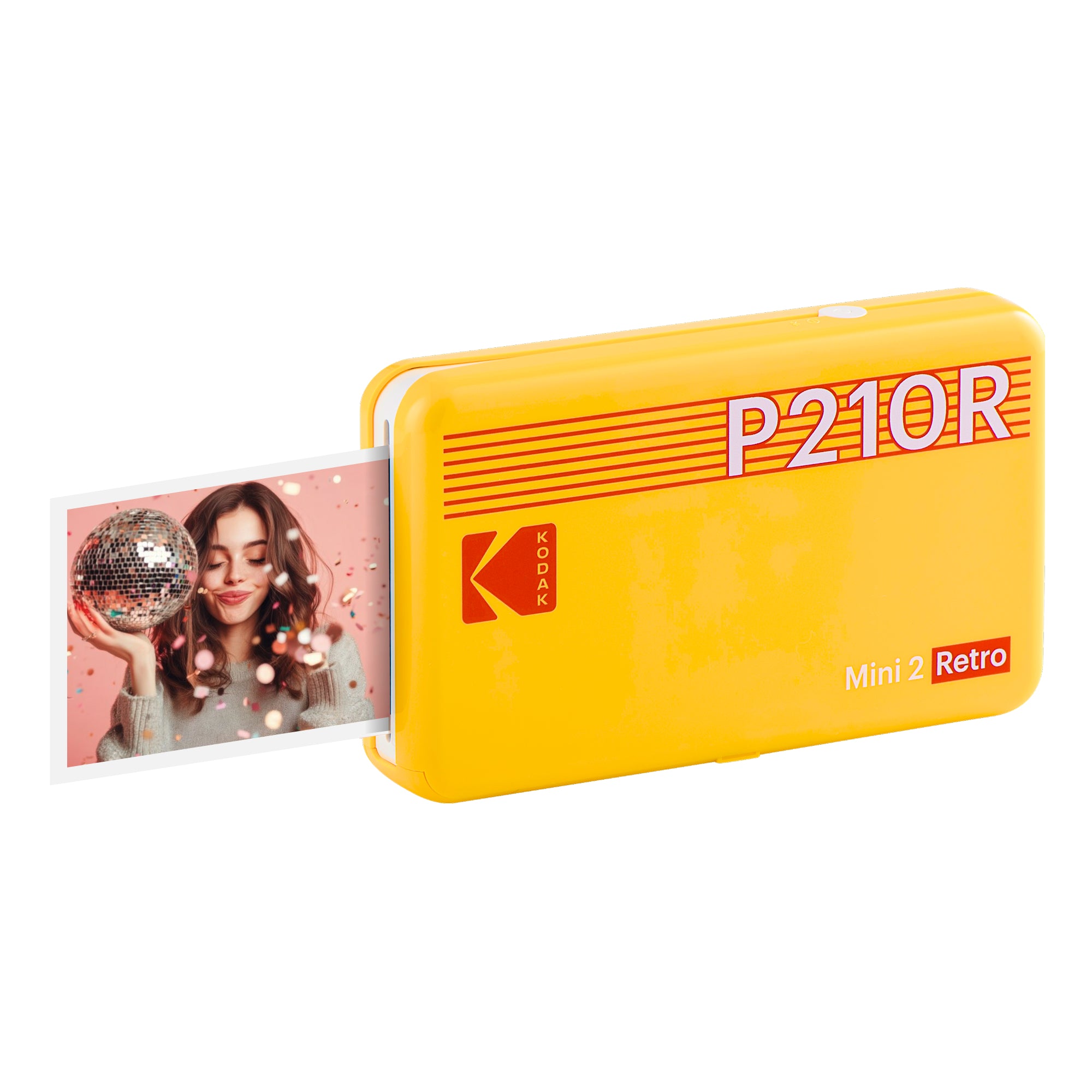 Kodak Mini 2 Retro (P210R) Portable Instant Photo Printer | 2.1 x