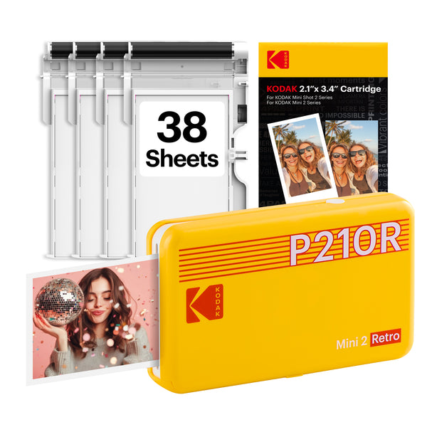 Kodak Mini 2 Retro Portable Instant Photo Printer | 2.1 x 3.4