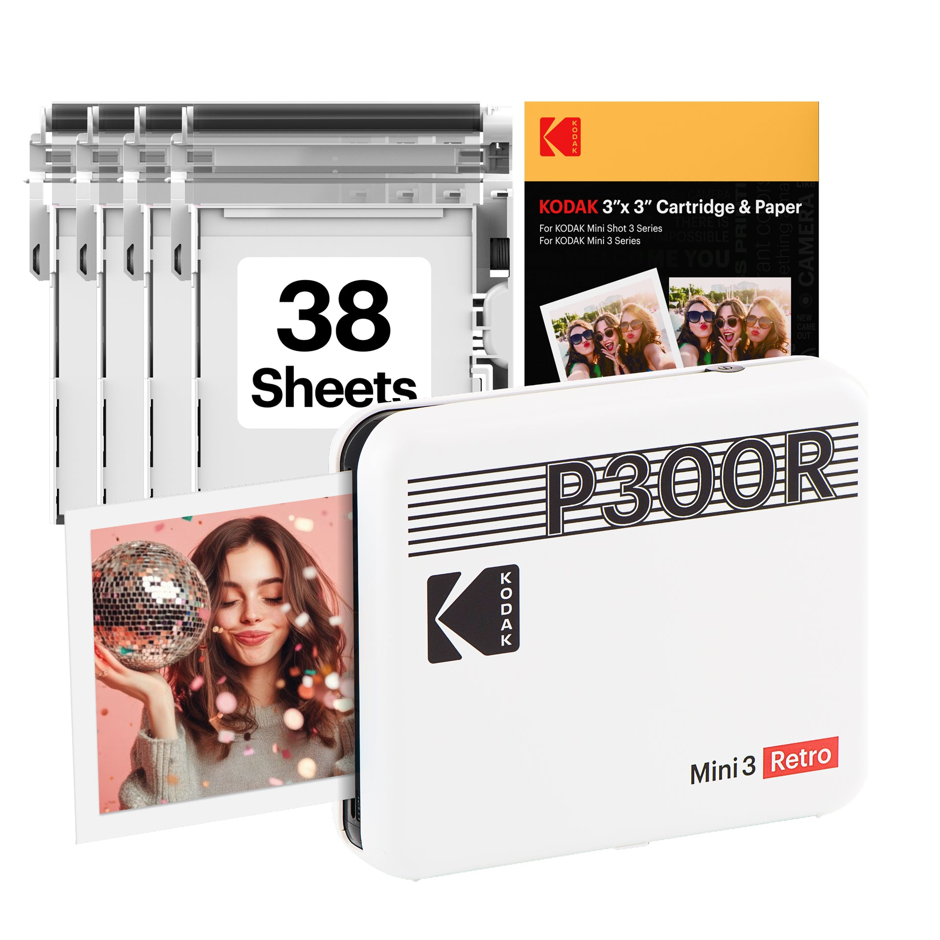 Mini 3 Retro 3x3 Inch P300R 38 Sheet Bundle