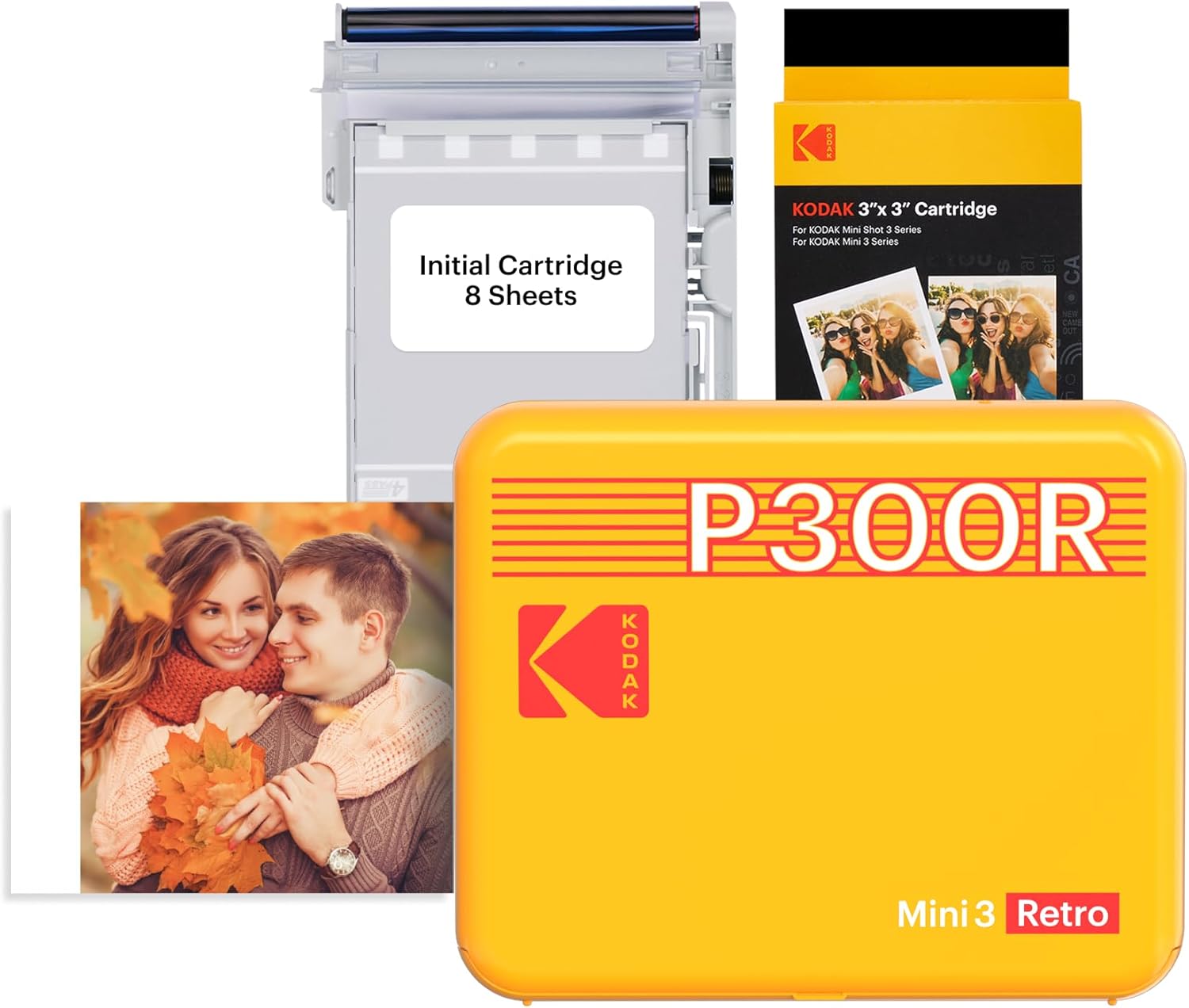 Kodak Mini 3 Retro (P300R) Portable Photo Printer | Best Printer