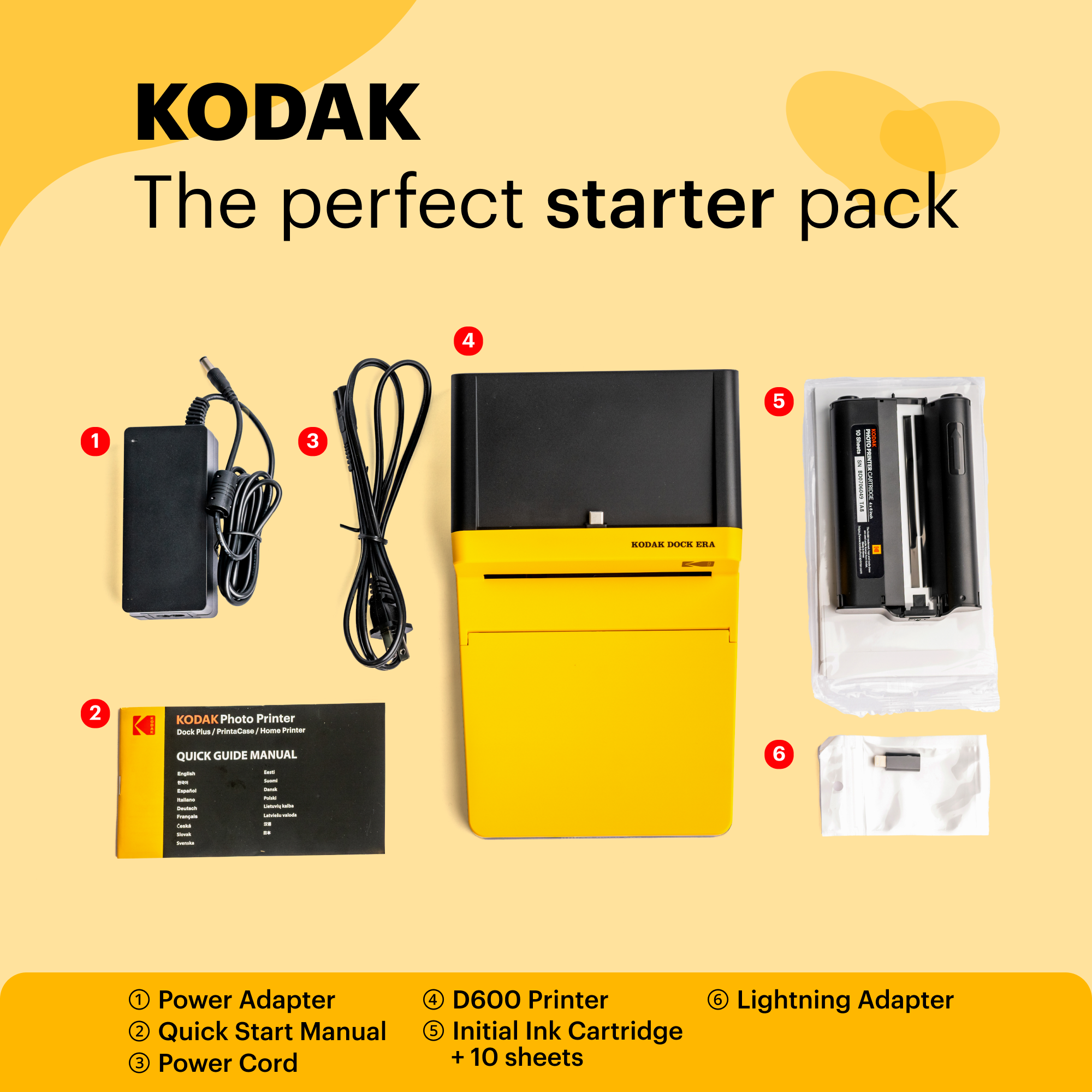 KODAK Dock Era Photo Printer D600