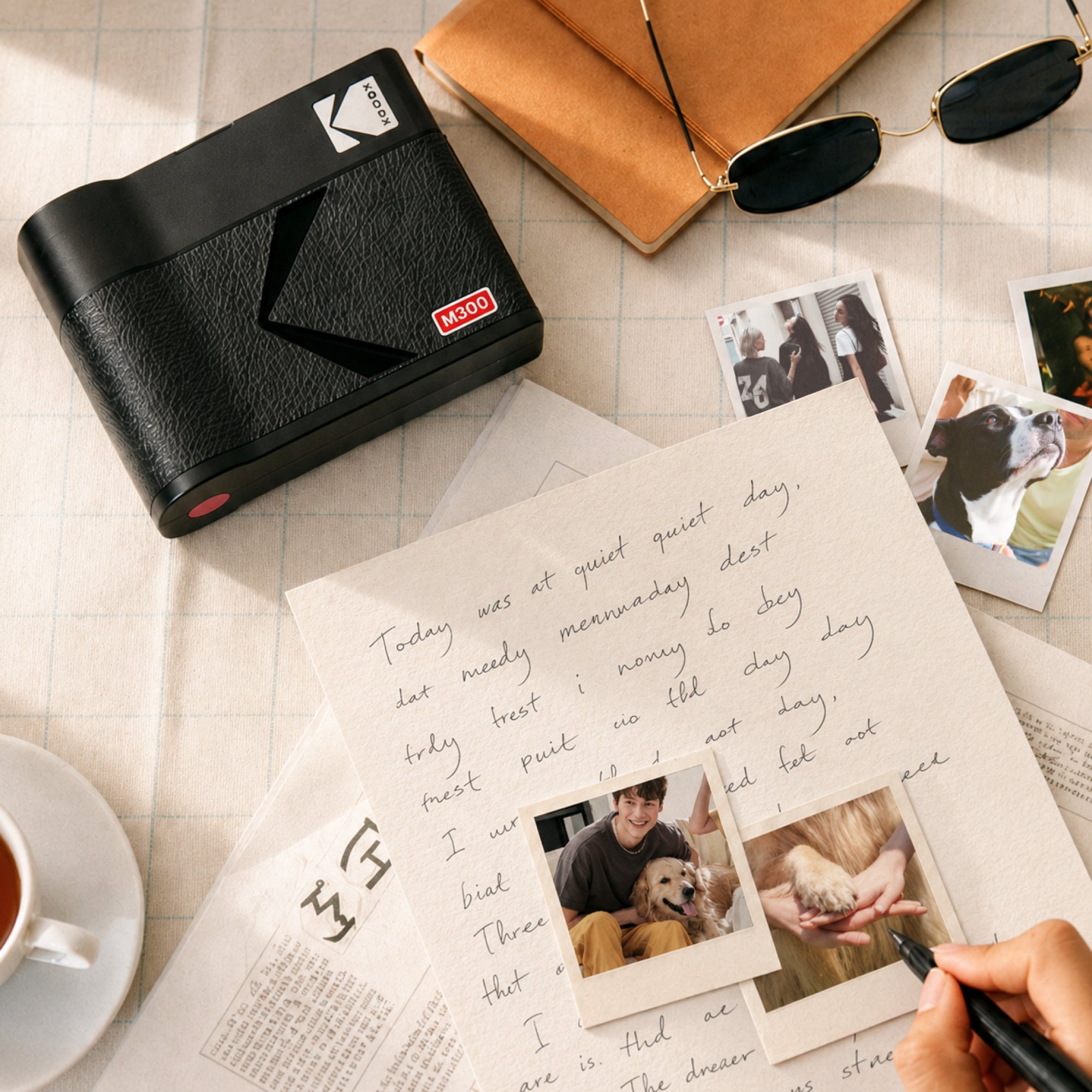 Imprimante photo portable KODAK Mini 3 ERA 4PASS (3x3) (imprimante + 68 feuilles + accessoires cadeaux)… 