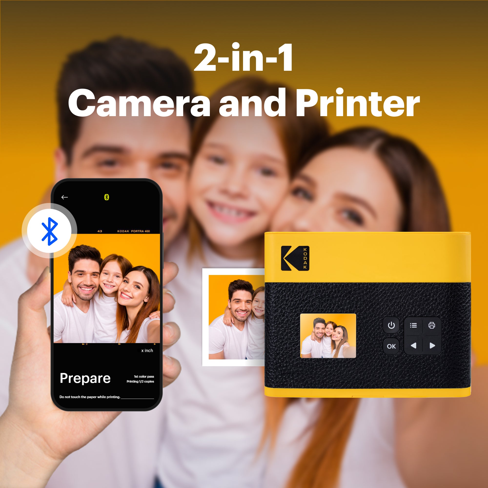 KODAK Mini Shot 3 Era 3x3 Inch MS300 38 Sheet Gift Bundle