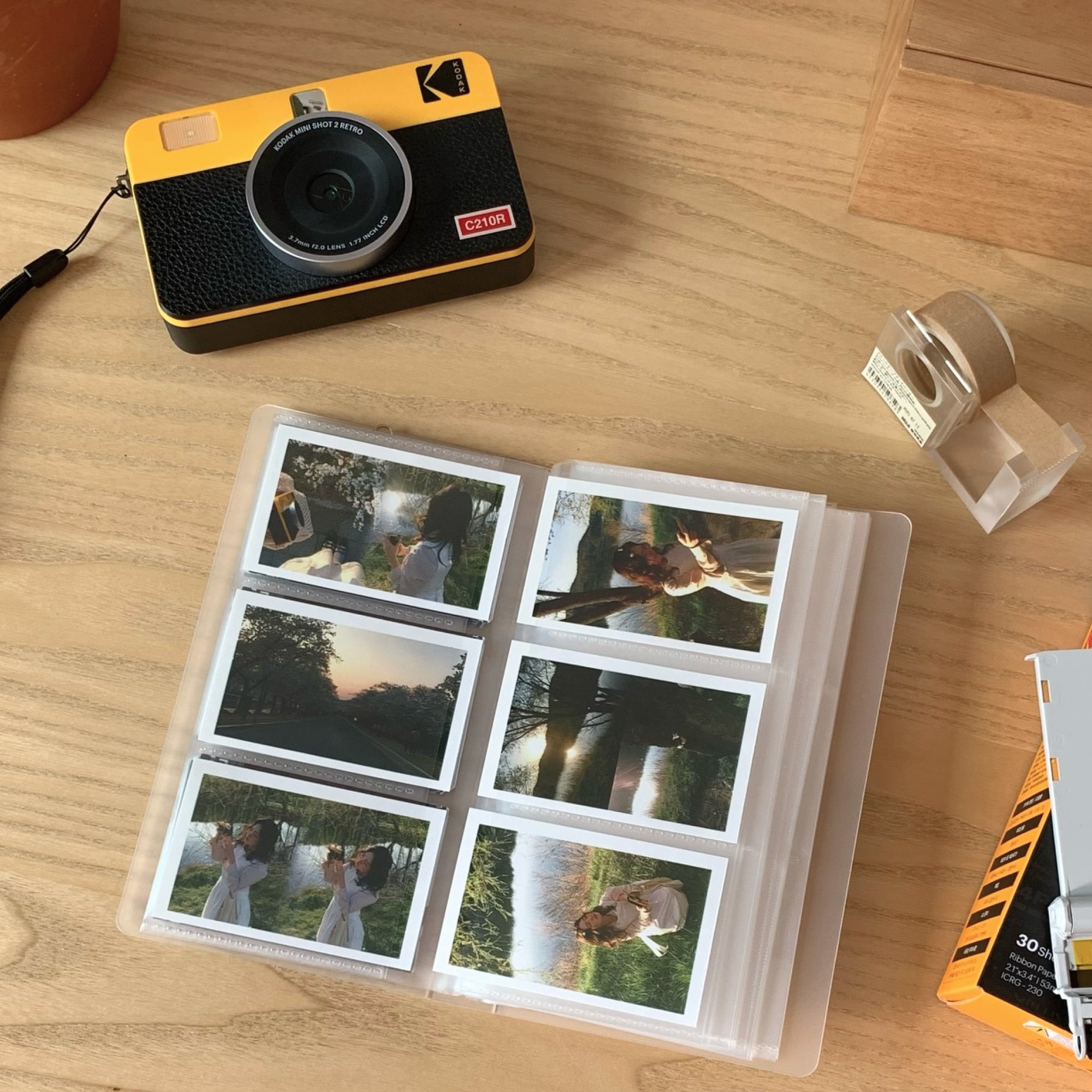 Kodak Mini Shot 2 Retro Fotocamera Istantanea Wireless Portatile e Stampante Fotografica + Pacchetto da 60 Fogli, Real Photo (2.1x3.4) Tecnologia 4Pass