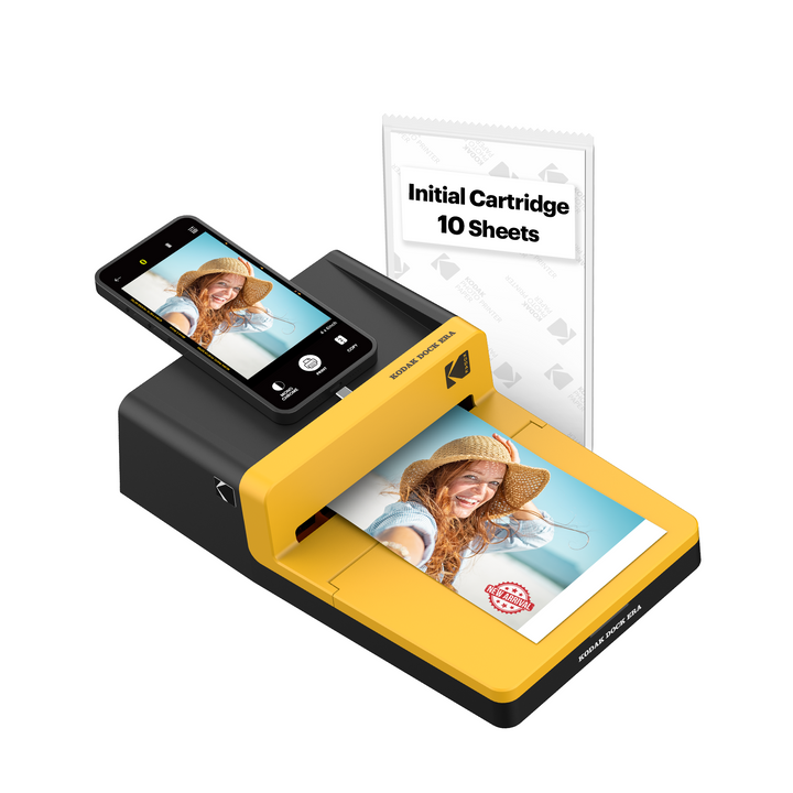 KODAK Era Photo Printer Dock 4x6" inches (printer + 10 sheets)