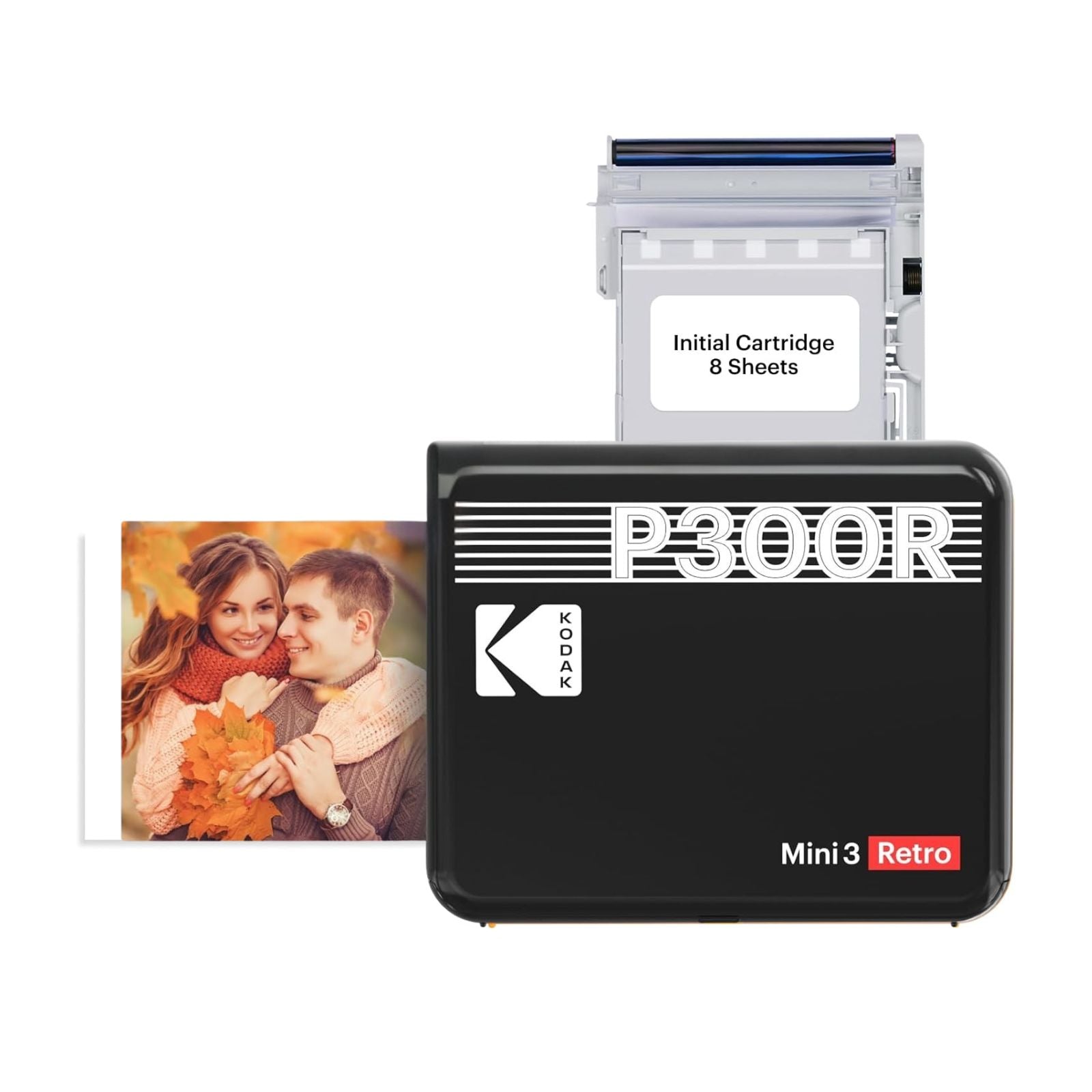 Portable (P300R) Retro 3 Mini Kodak +60枚 インスタントプリンター P300R レトロ 3 Mini Kodak Photo Printer Best | Printer プリンター・複合機